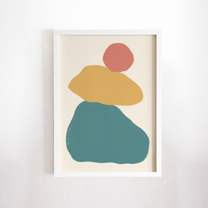 Abstract Shapes Art Print