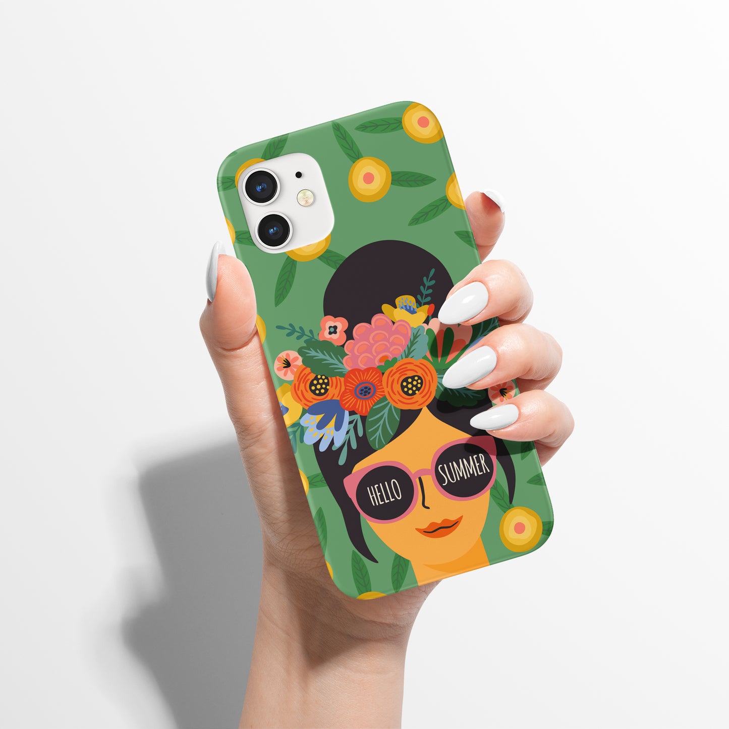 Hello Summer Woman Colorful iPhone Case