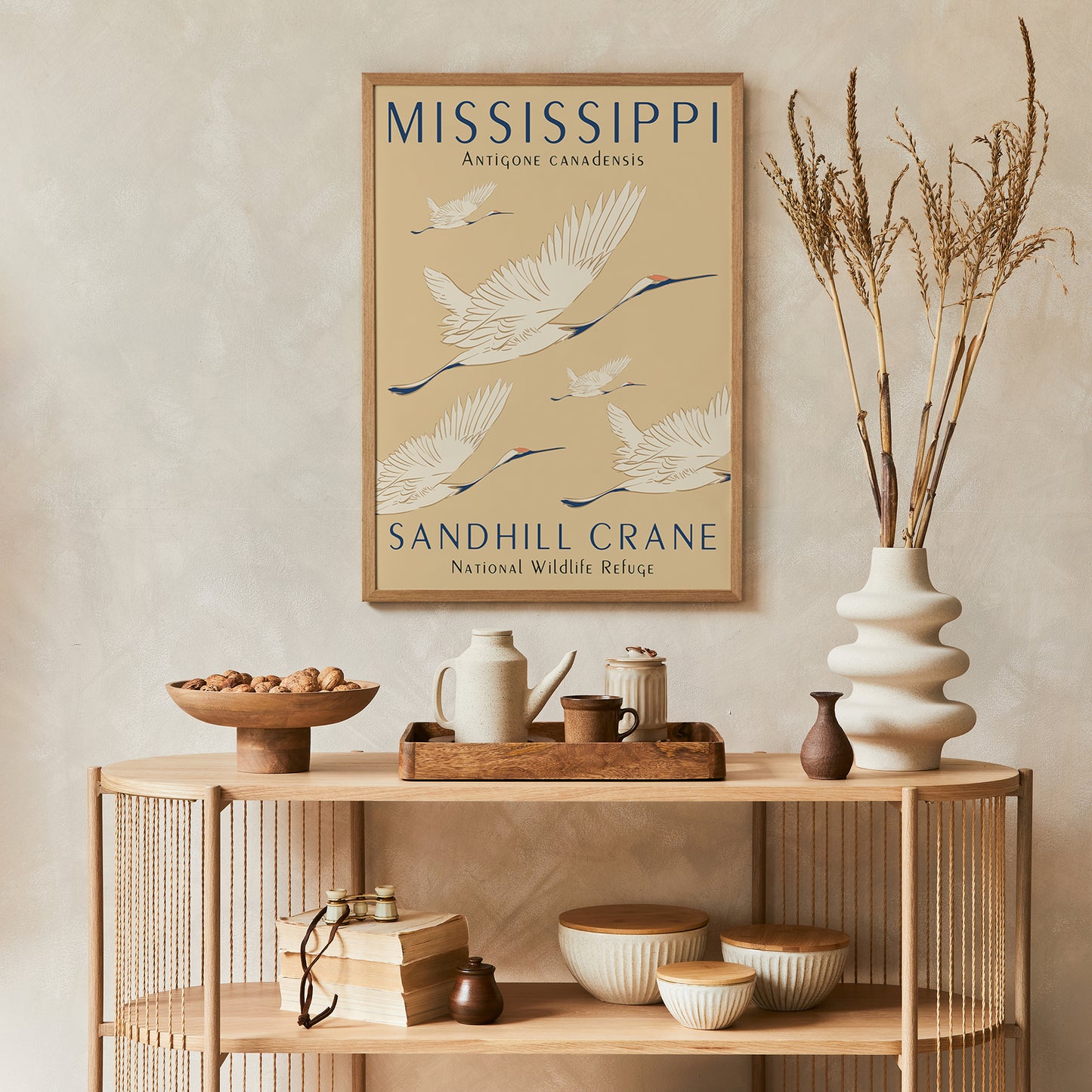 Sandhill Crane, Mississippi Poster