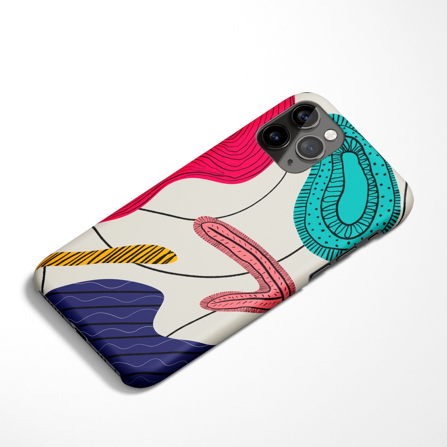 iPhone Case with a drawing
