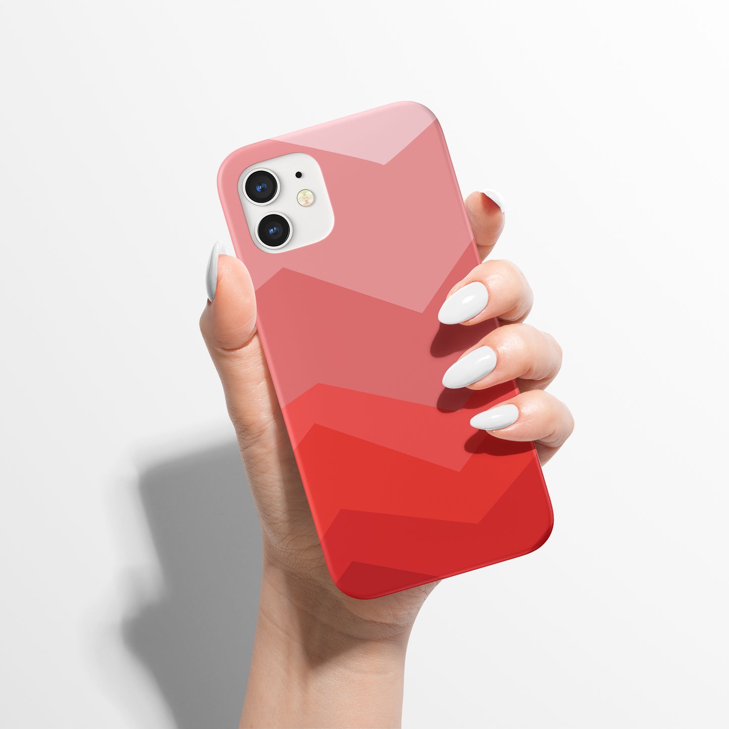 Red Pink Modern Pattern iPhone Case