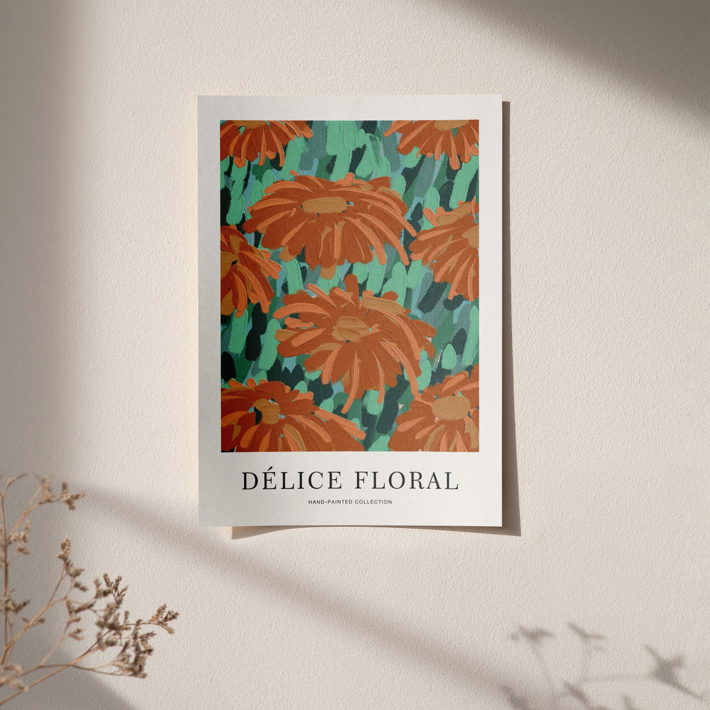 Painting Artwork Délice Floral Poster