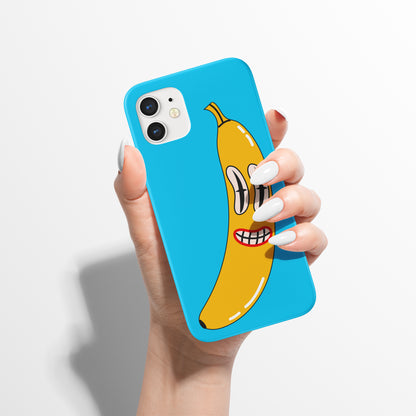 Crazy Banana Blue iPhone Case