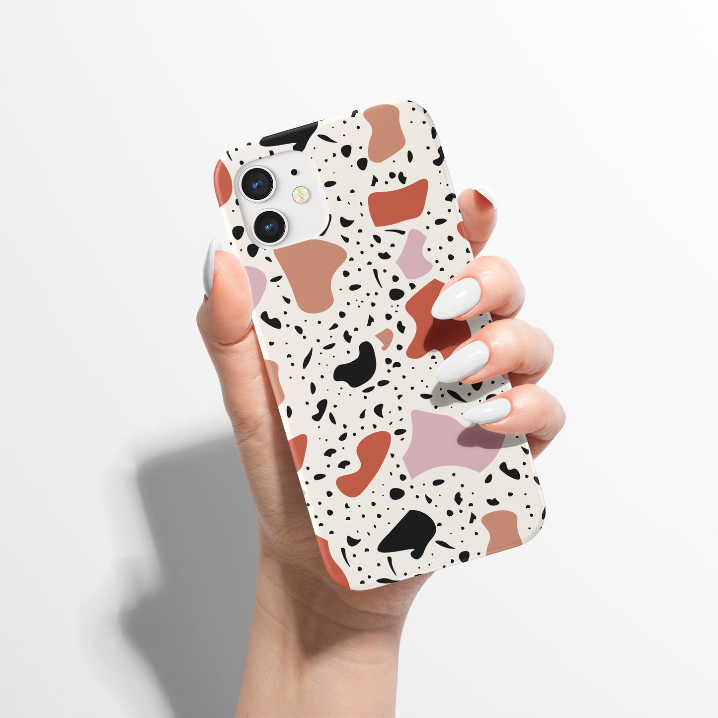 Boho Terrazzo Abstract iPhone Case