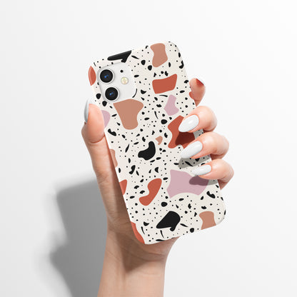 Boho Terrazzo Abstract iPhone Case