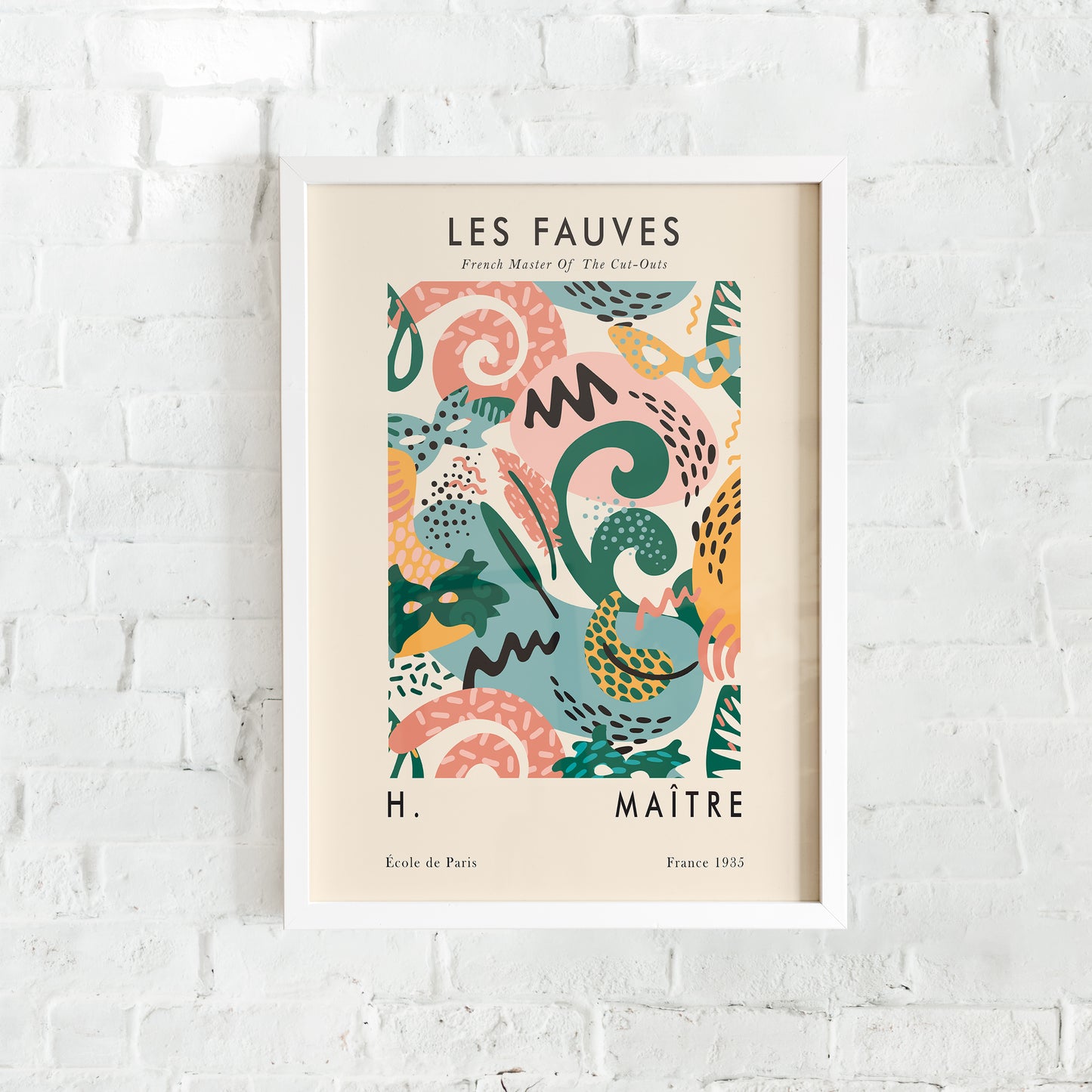 Les Fauves Floral Poster