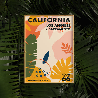 California Destination Poster