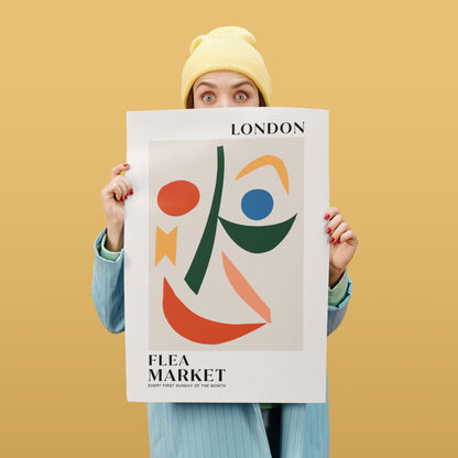 London Flea Market Poster
