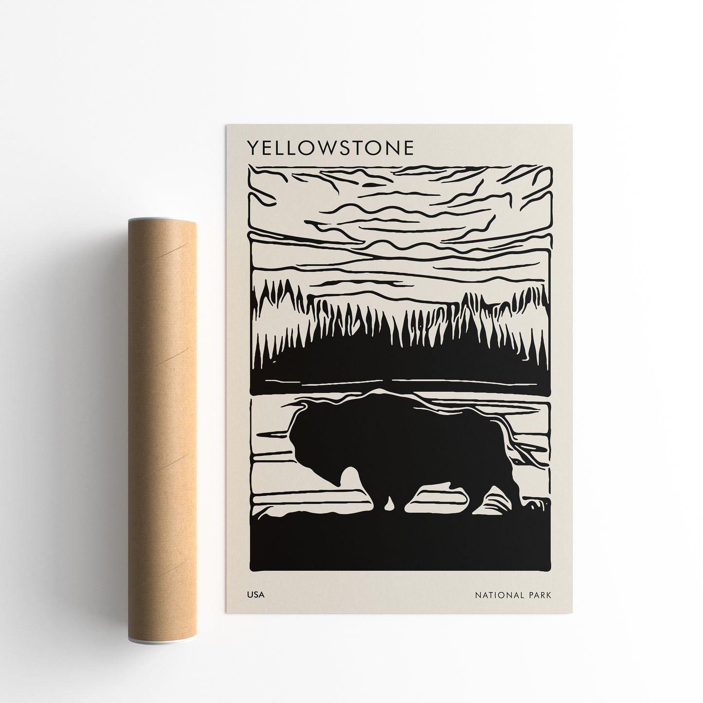 Yellowstone National Park Poster