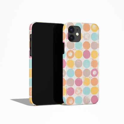 Pastel Geometry Shape Mid Century iPhone Case