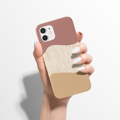 Pastel Minimalist Modern Feminine iPhone Case
