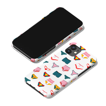 Colorful Retro Panties Feminine iPhone Case