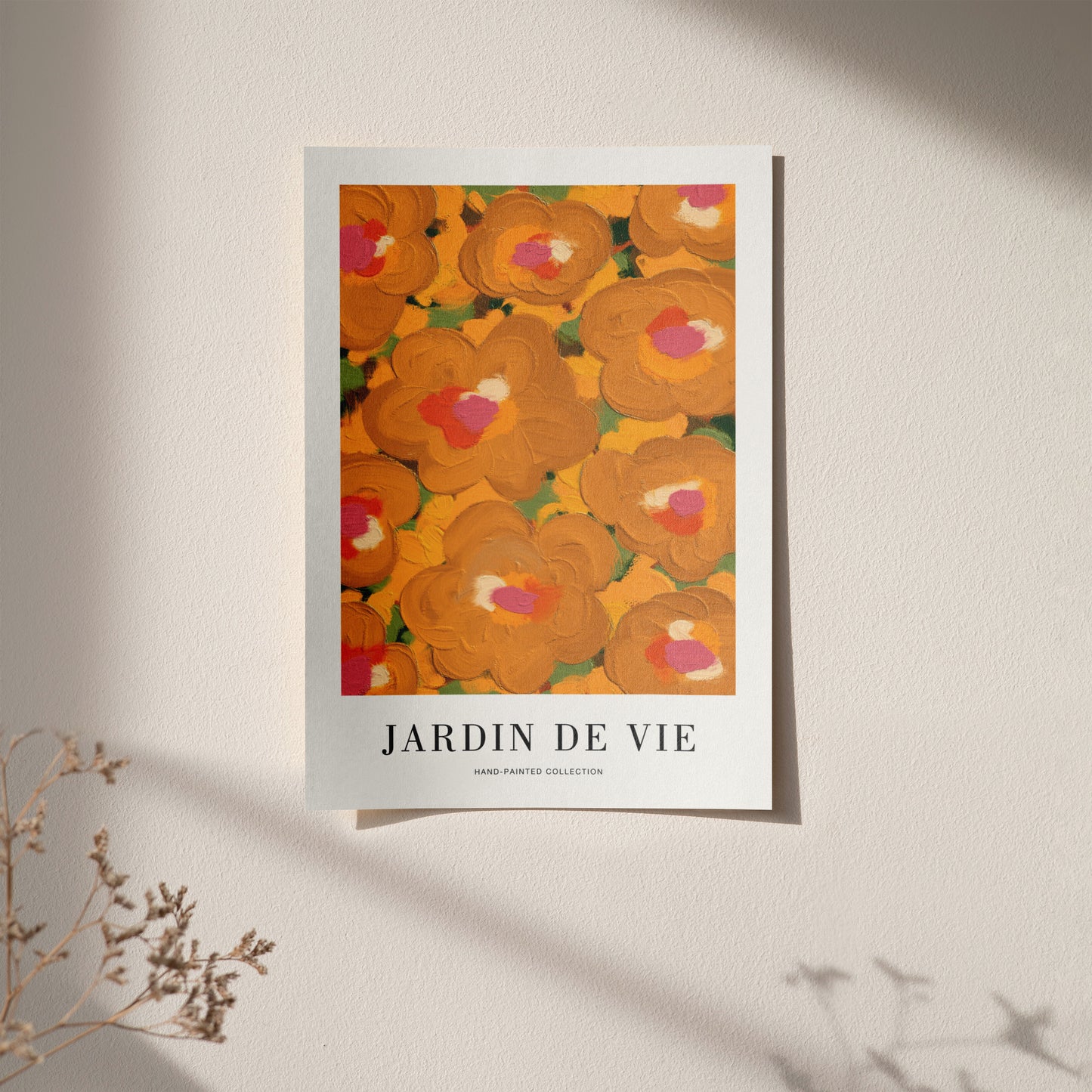 Jardin de Vie Artistic Painted Poster