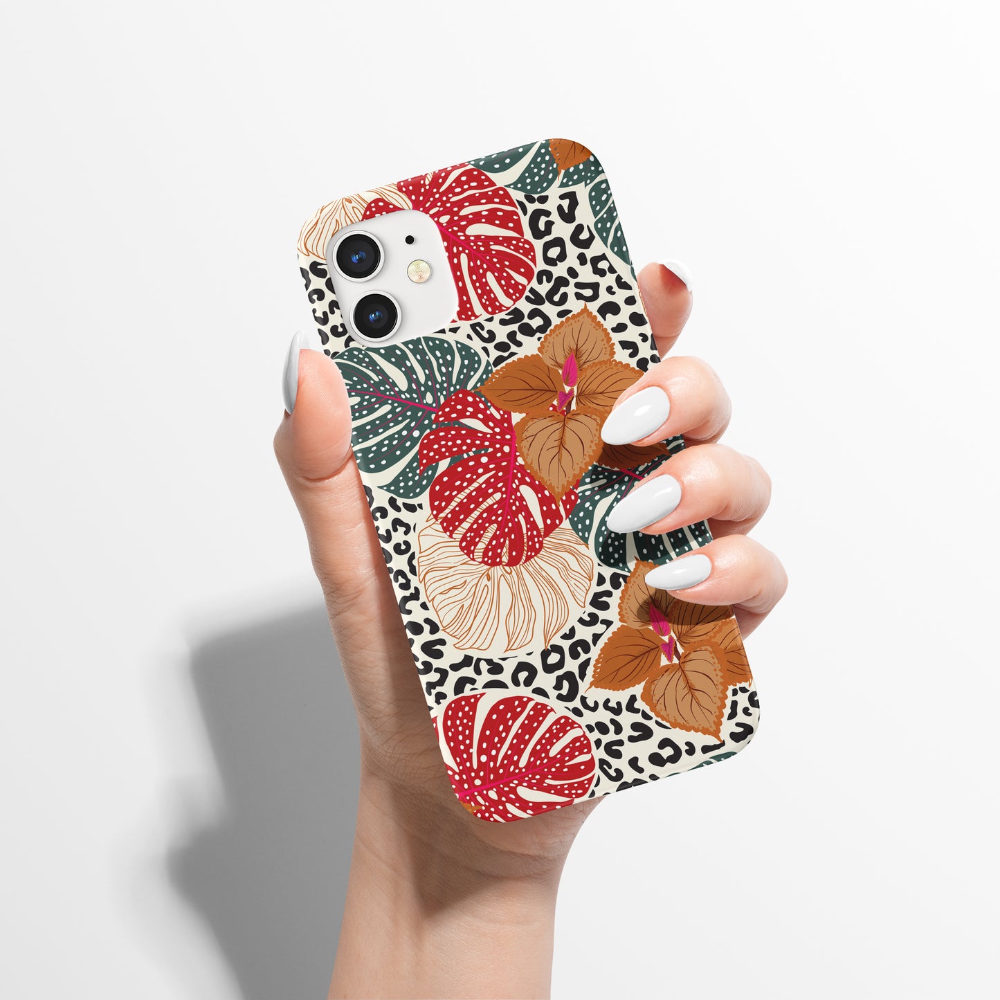 Elegant Tropical Beige iPhone Case