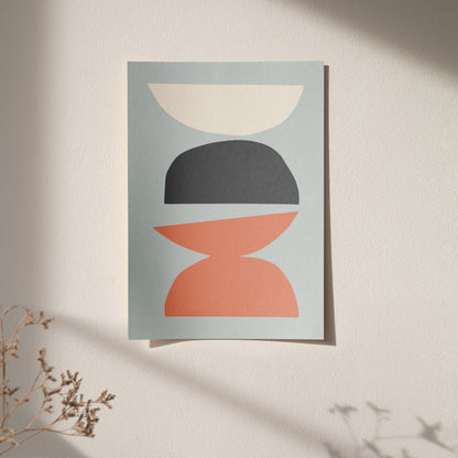 Minimalist Pastel Shapes Poster