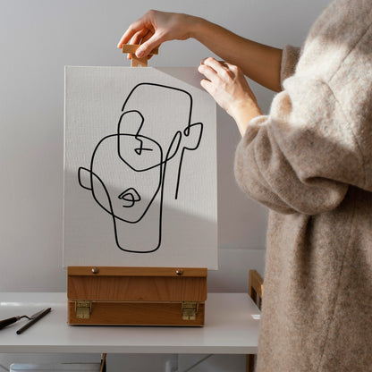 Picasso Line Art Minimalist Canvas