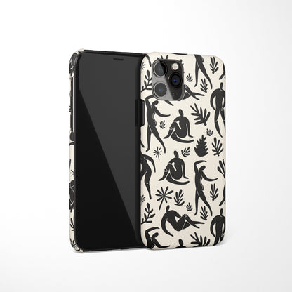 Black and White iPhone Case
