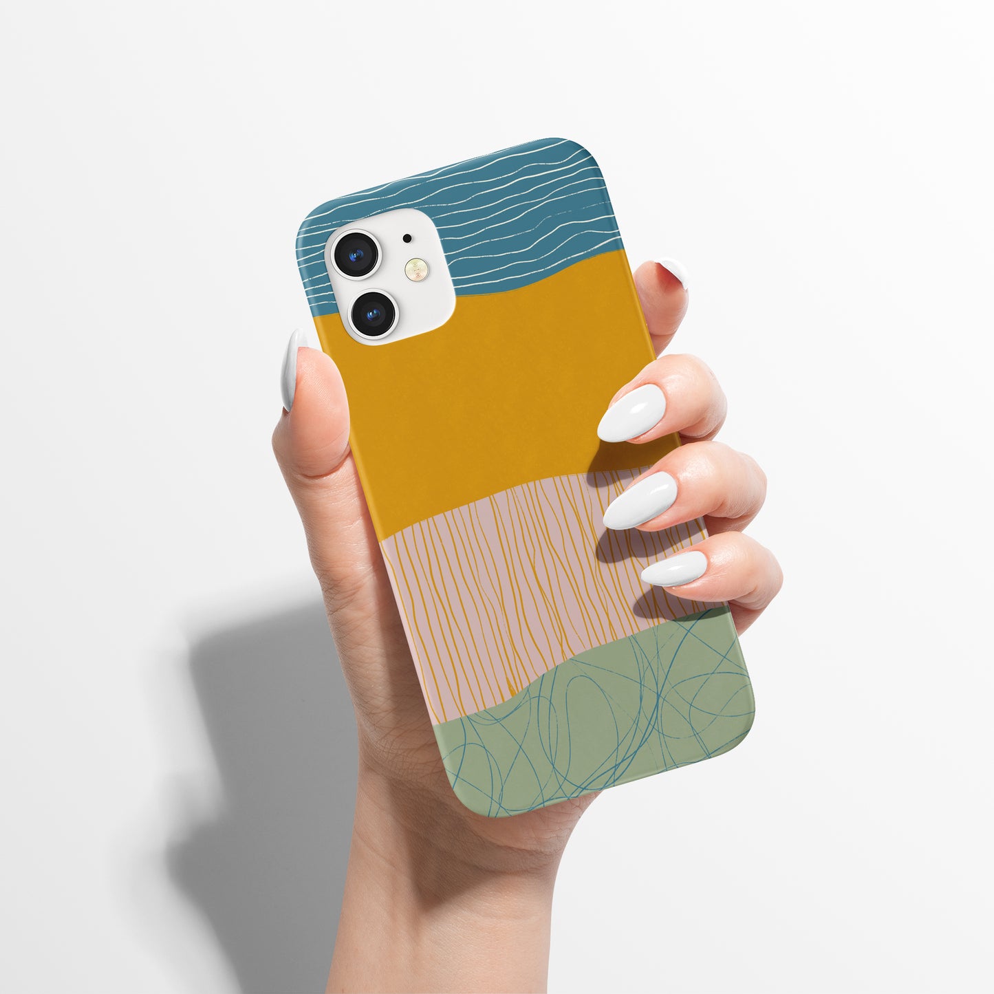 Colorful Hand Painted Art iPhone Case