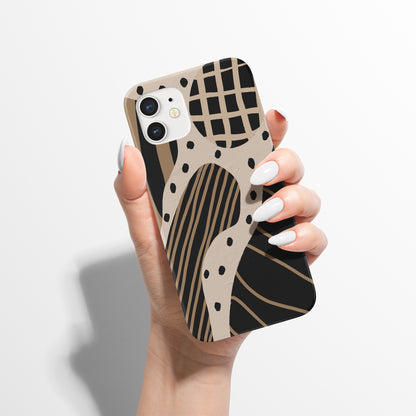 Rustic Shapes Art iPhone Case