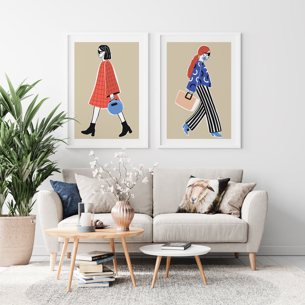 Set of 2 Fashion Vogue Inspired Posters
