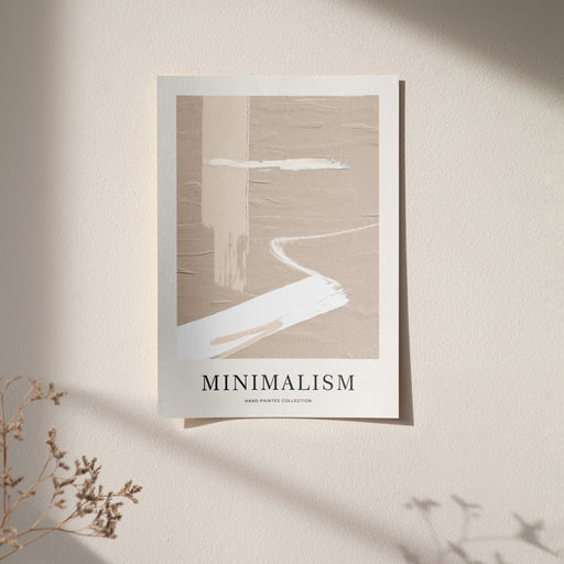 Minimalism Abstract Painted Poster