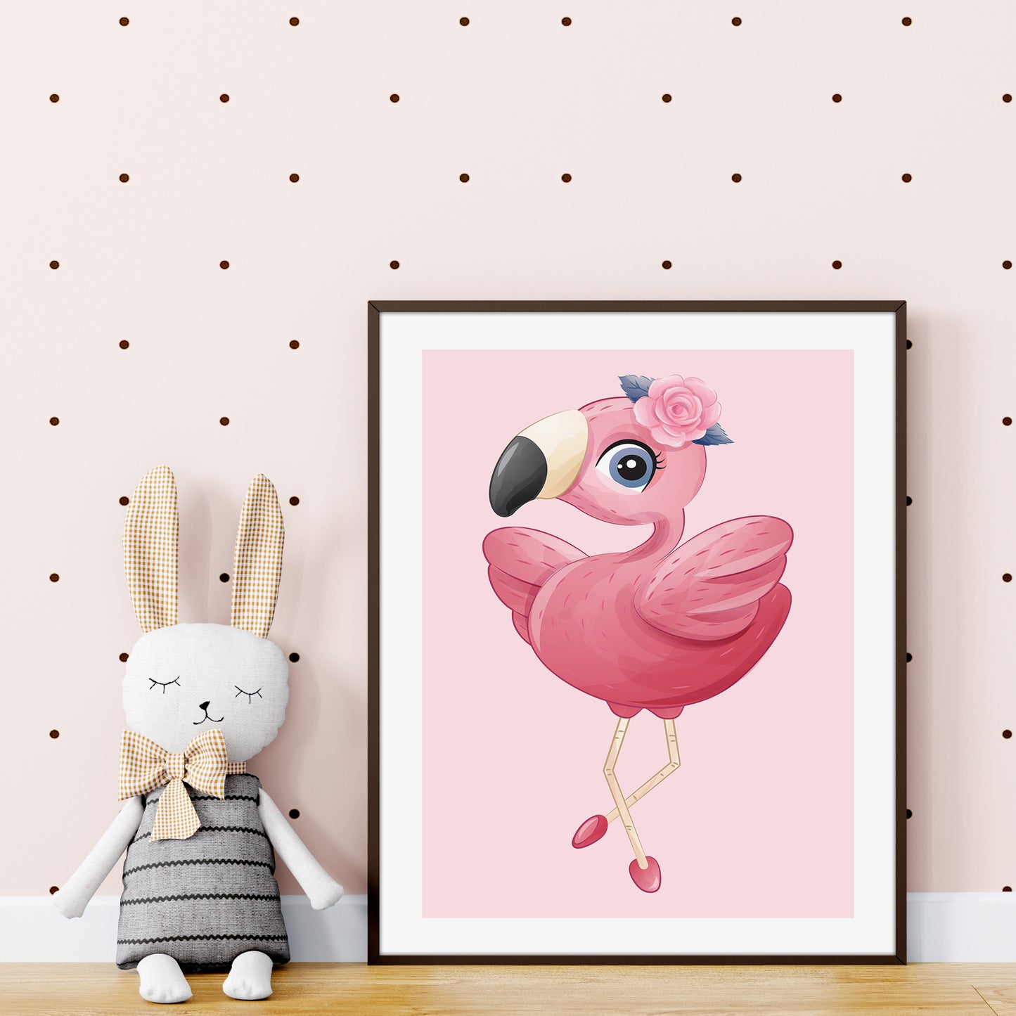 Little Flamingo No.1 Poster