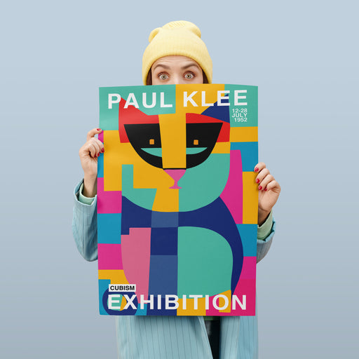 Colorful Paul Klee Cat Poster