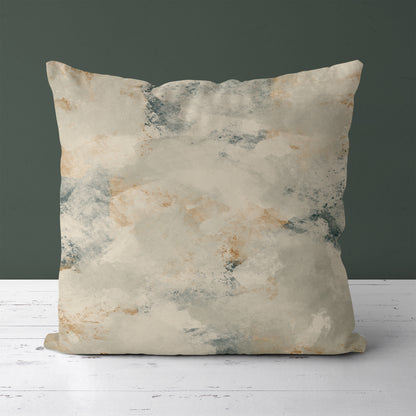 Minimalist Japandi Abstract Painted Throw Pillow