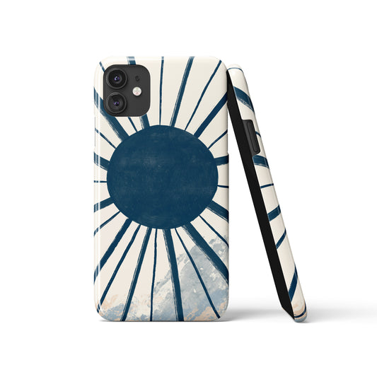 Blue Sun iPhone Case