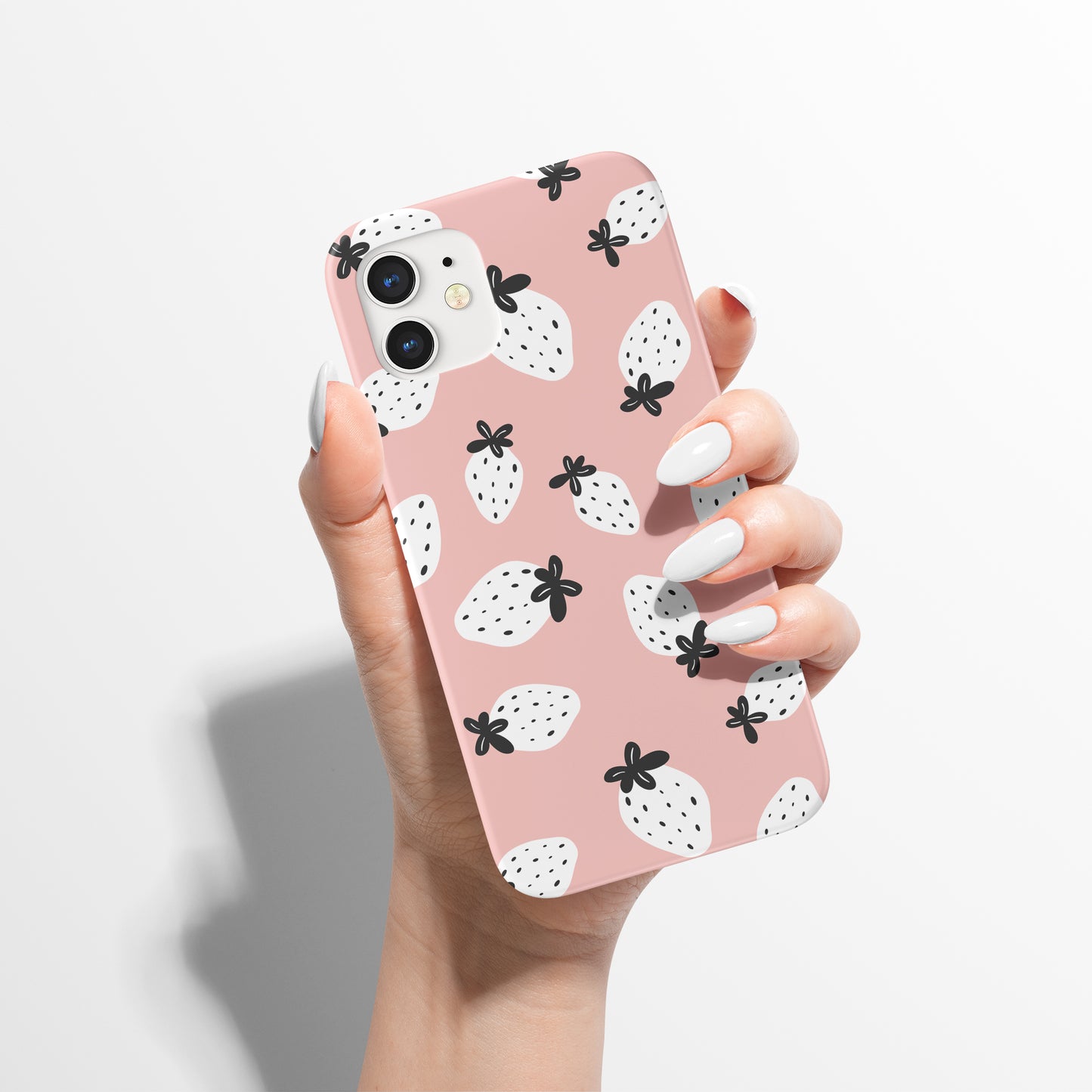 Pink Strawberries iPhone Case