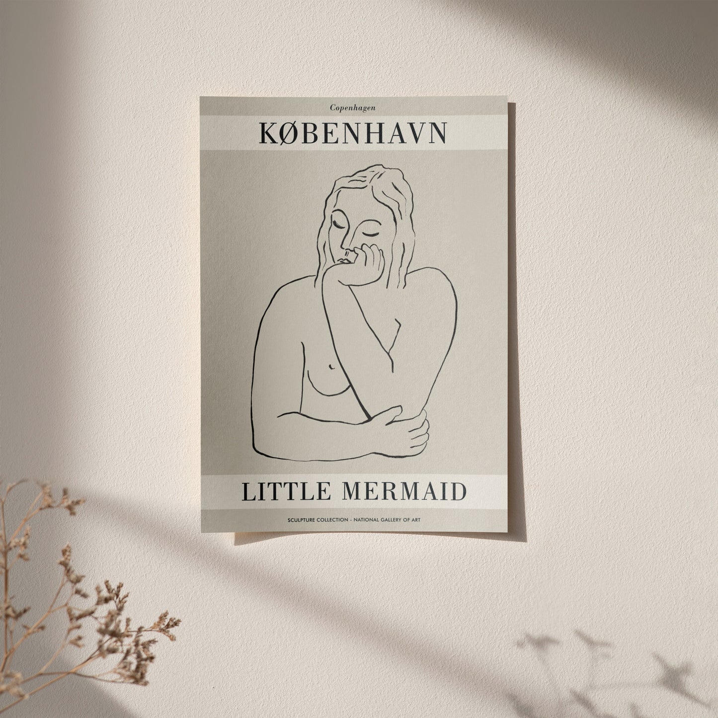 Little Mermaid, Copenhagen Poster