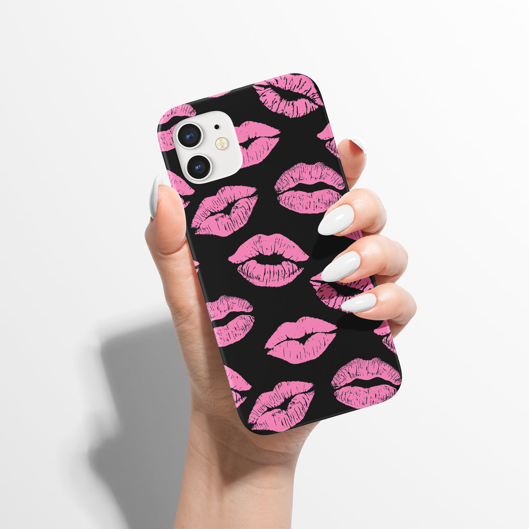 Pink Lips iPhone Case