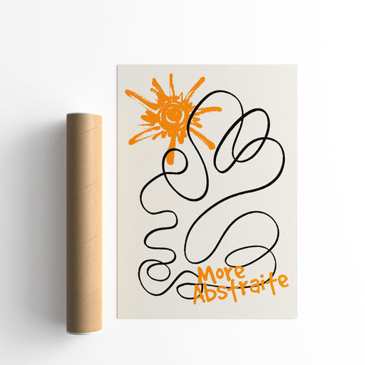 More Abstraite Floral Poster