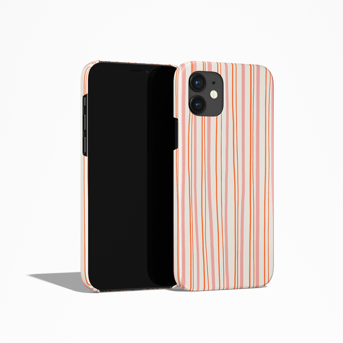 Retro Bright Striped Pattern iPhone Case