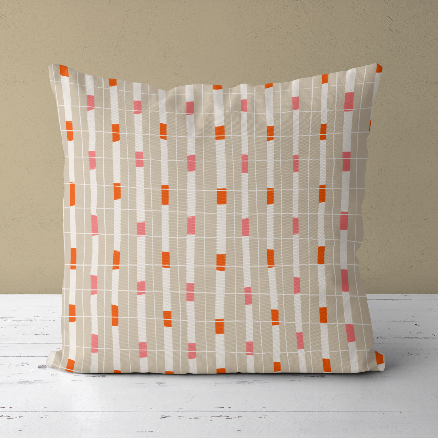 Danish Design Scandinavian Throw Pillow