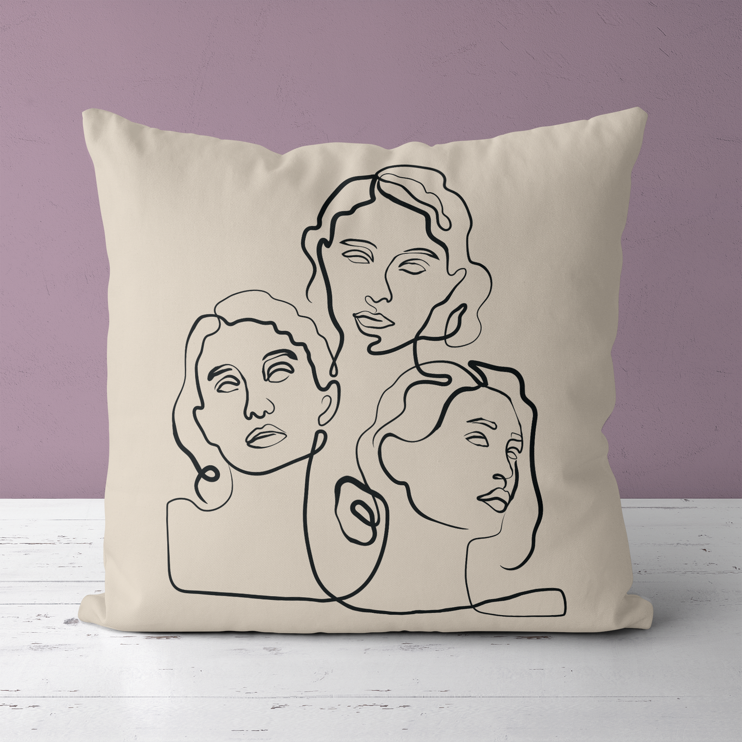 Les Demoiselles d'Avignon Throw Pillow
