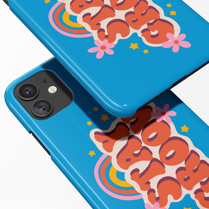Stay Groovy Blue iPhone Case