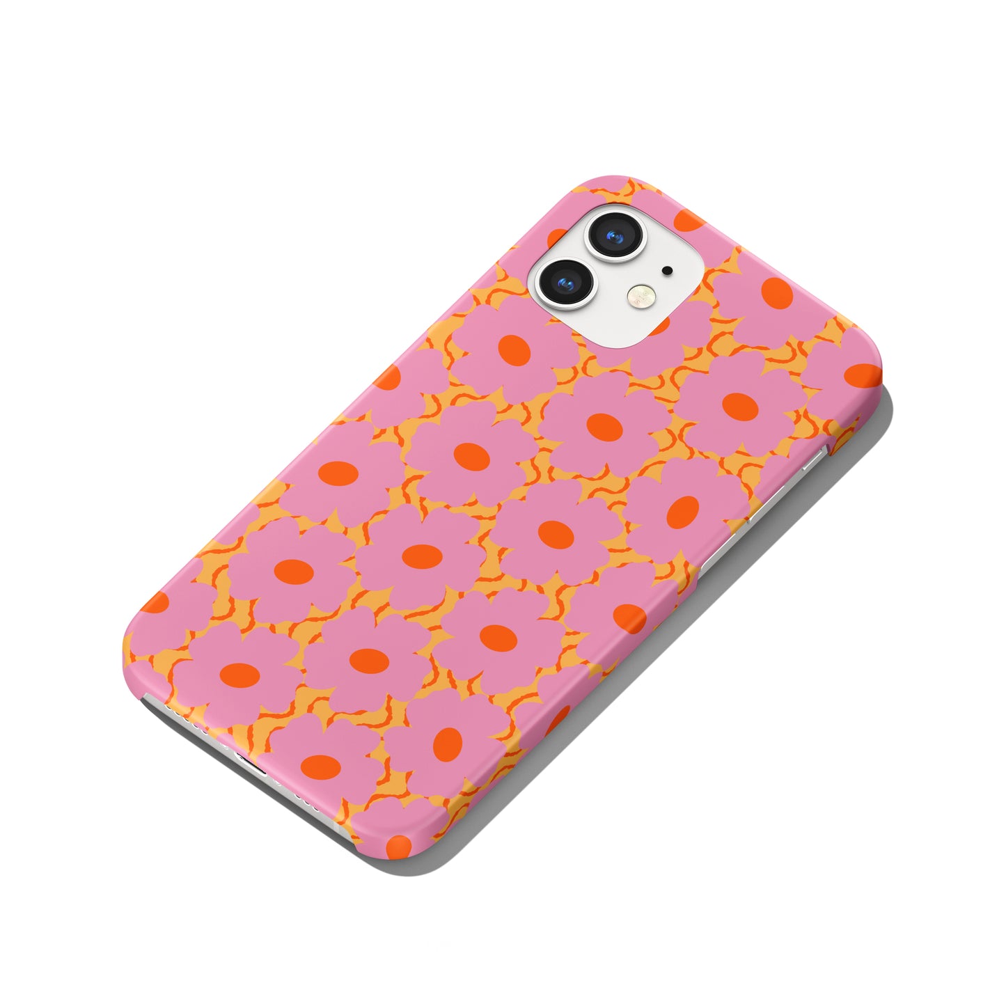 Pink Floral Pattern iPhone Case