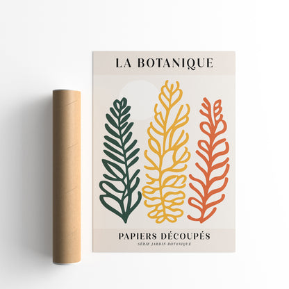 Line Art La Botanique Poster
