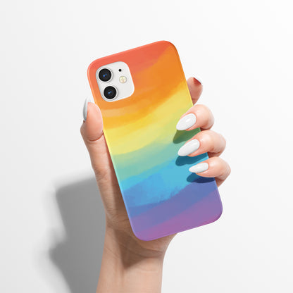 Watercolor Rainbow iPhone Case