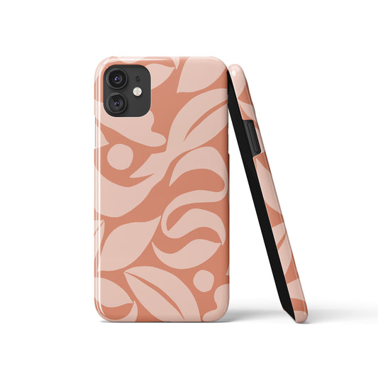 Beige Drawing iPhone Case