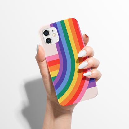 Rainbow 70s Colorful iPhone Case