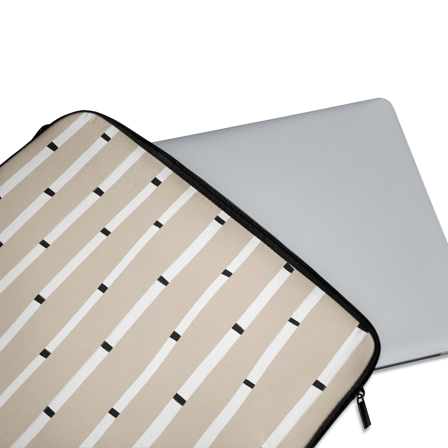 Beige Elegant Minimalist MacBook Sleeve
