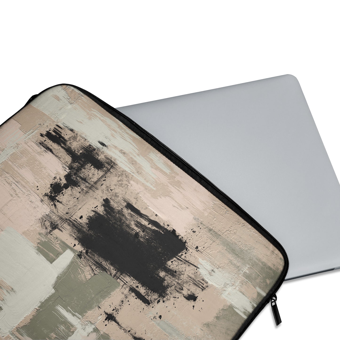Painted Abstract Brushstrokes - Laptop Sleeve