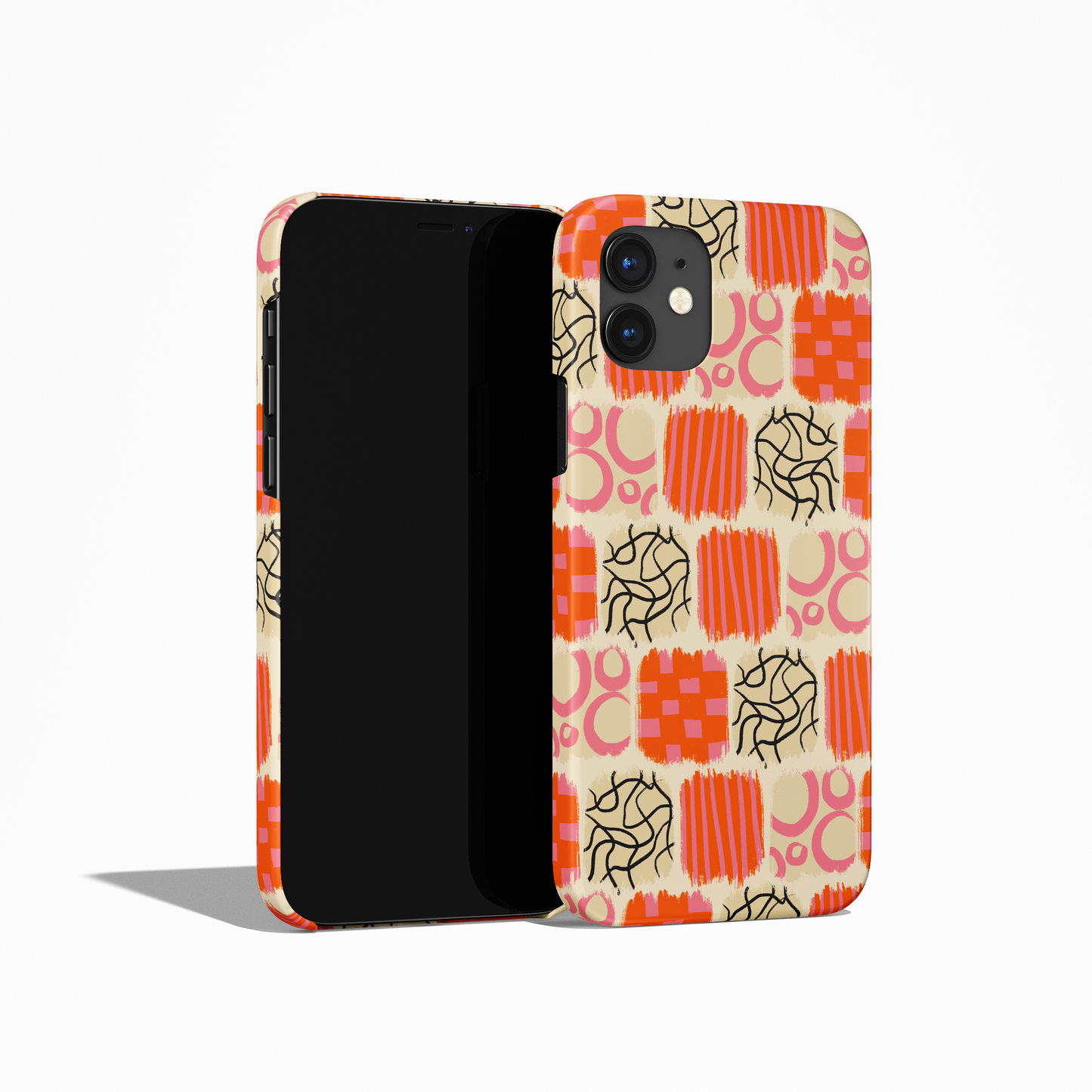 Abstract Hand-drawn Pattern iPhone Case