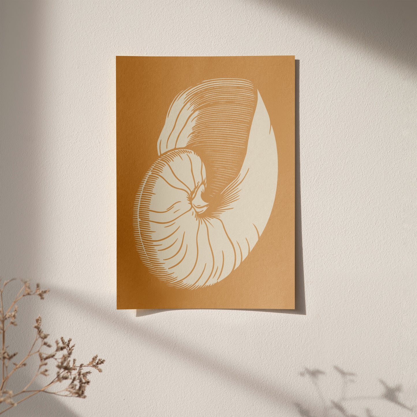 Minimalist Seashell Poster