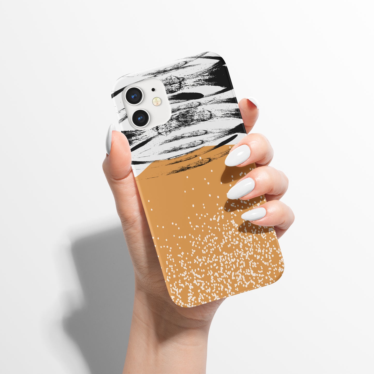 Mid Century Modern Mustard iPhone Case