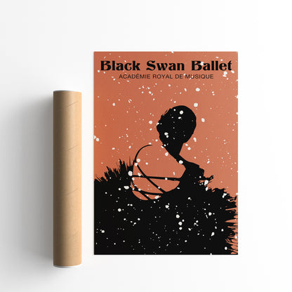 Black Swan Ballet Poster