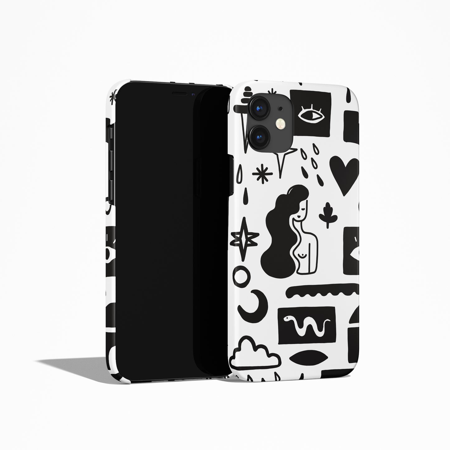 Black&White Modern iPhone Case