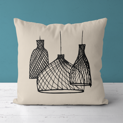 Boho Chandeliers Cute Throw Pillow